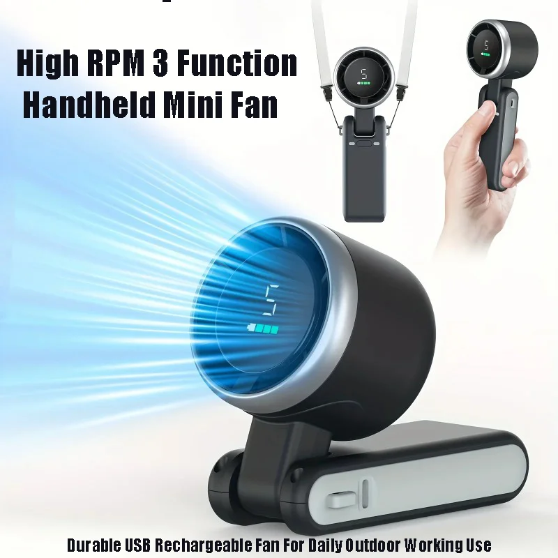 Outdoor Usb Power Supply - 5 Speed Levels Mini Cooling Fan
