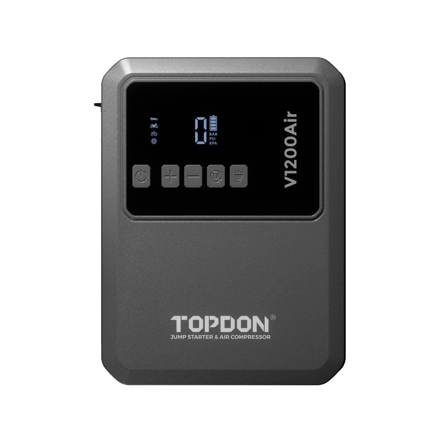 Air Compressor Portable - TOPDON V1200 Air 12V Jump Starter