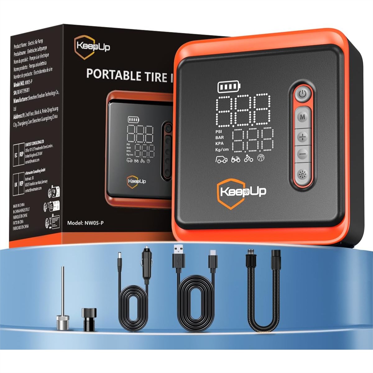 Air Compressor Portable - Tire Inflator Portable Air Compressor -