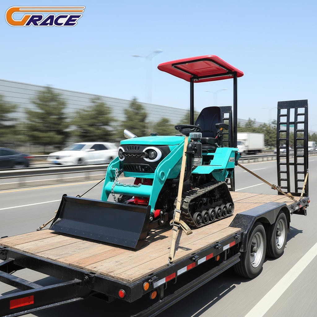 Garden Tiller Mini - Customize Mini Crawler Tractor With Plow