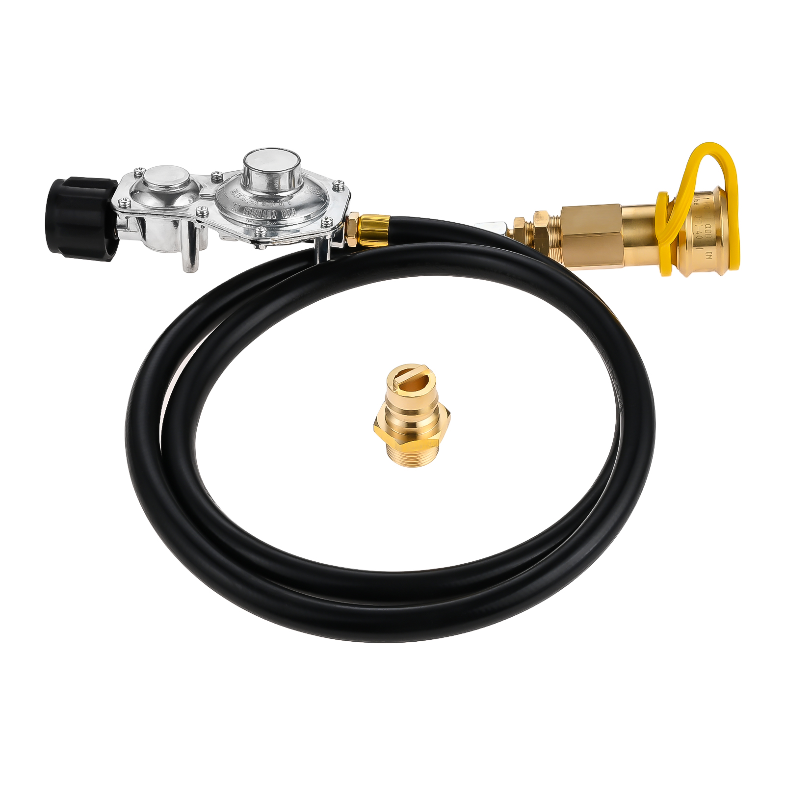 Outdoor Power Disconnect - 1Pc 5FT 2 Stage Propane Regulator