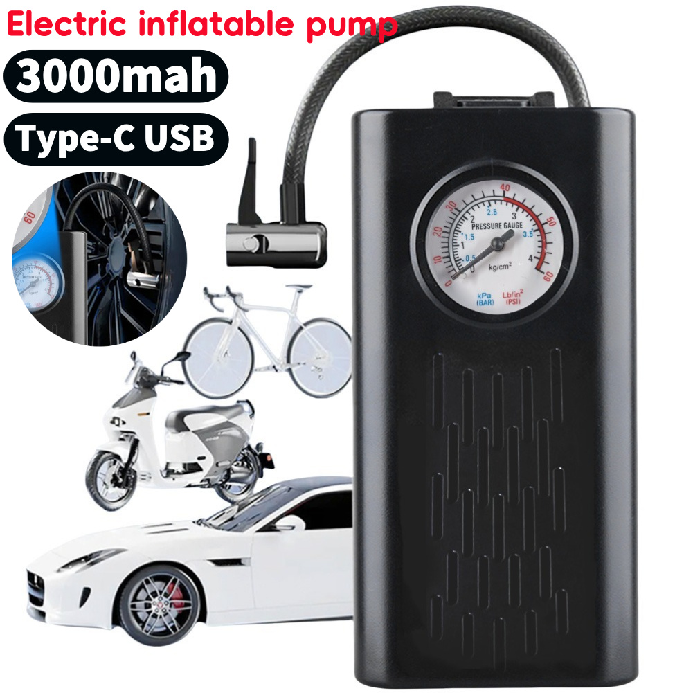 Air Compressor Portable - Electric Air Compressor USB Charging Portable