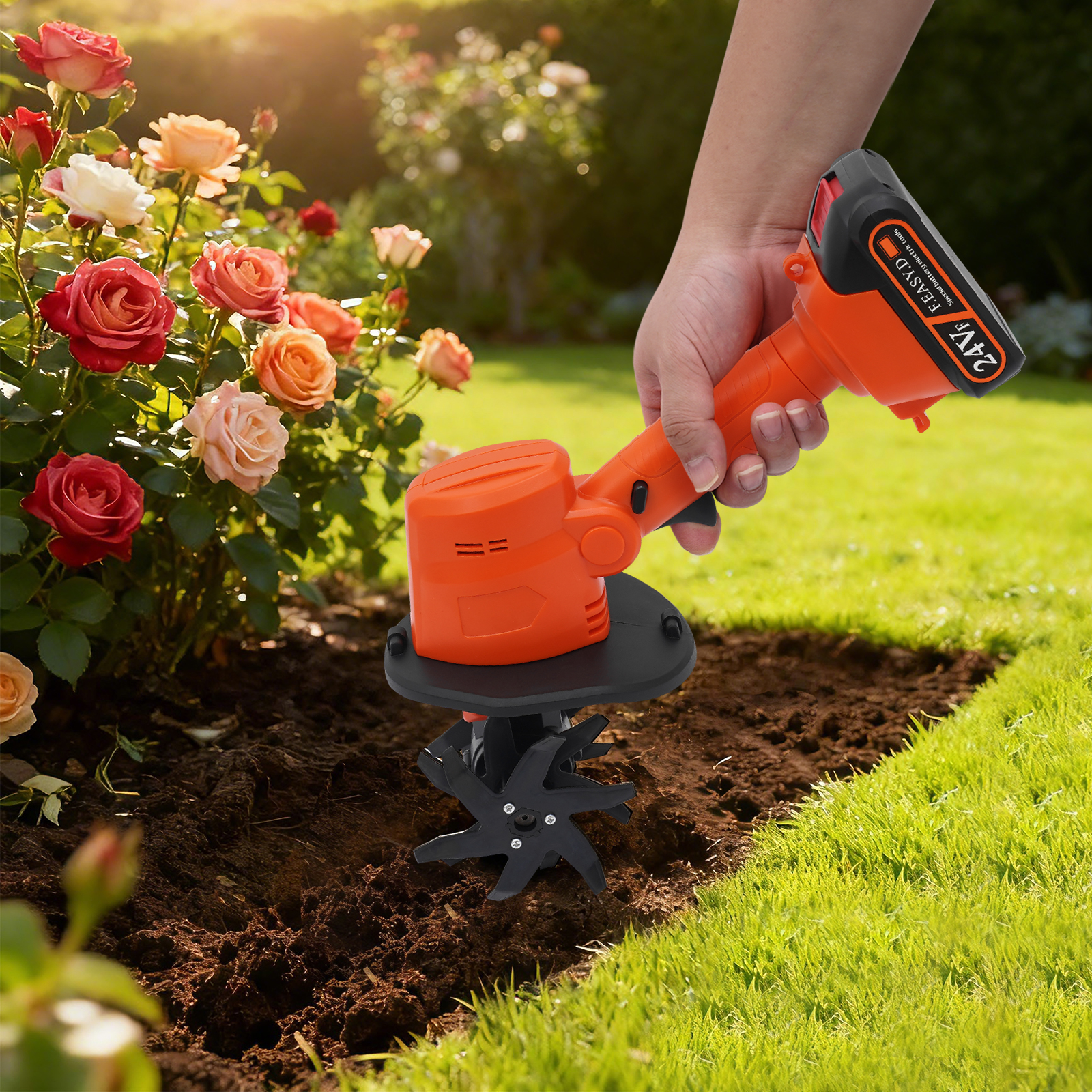 Mini Tiller Cultivator Lightwe - Garden Tiller Mini review and price