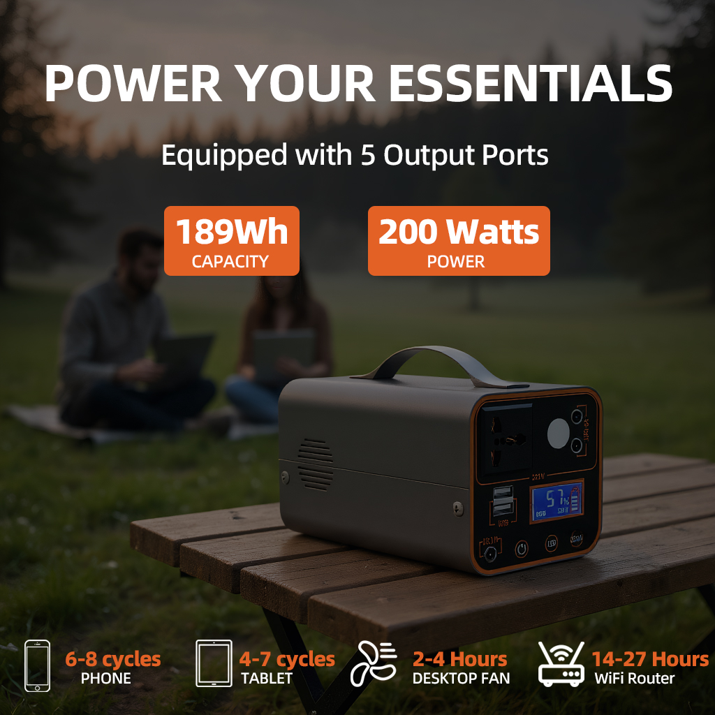 200W Portable Power Station 22 - Outdoor Power Tower review and price