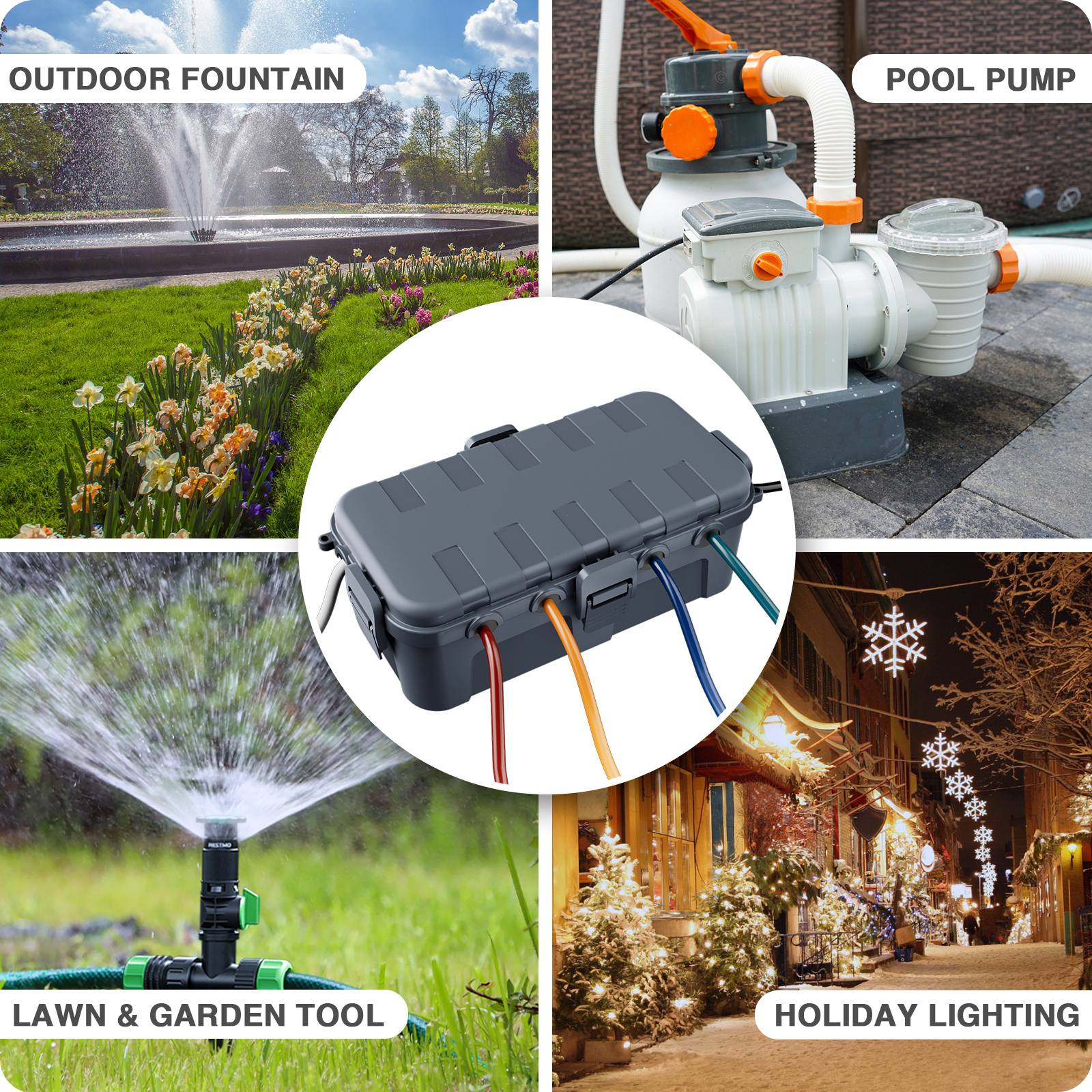 Outdoor Electrical Box Waterpr - Outdoor Power Plug In review and price