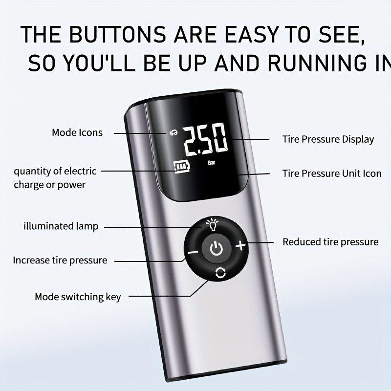 Car Wireless Air Pump Electric - Air Compressor Portable review and price