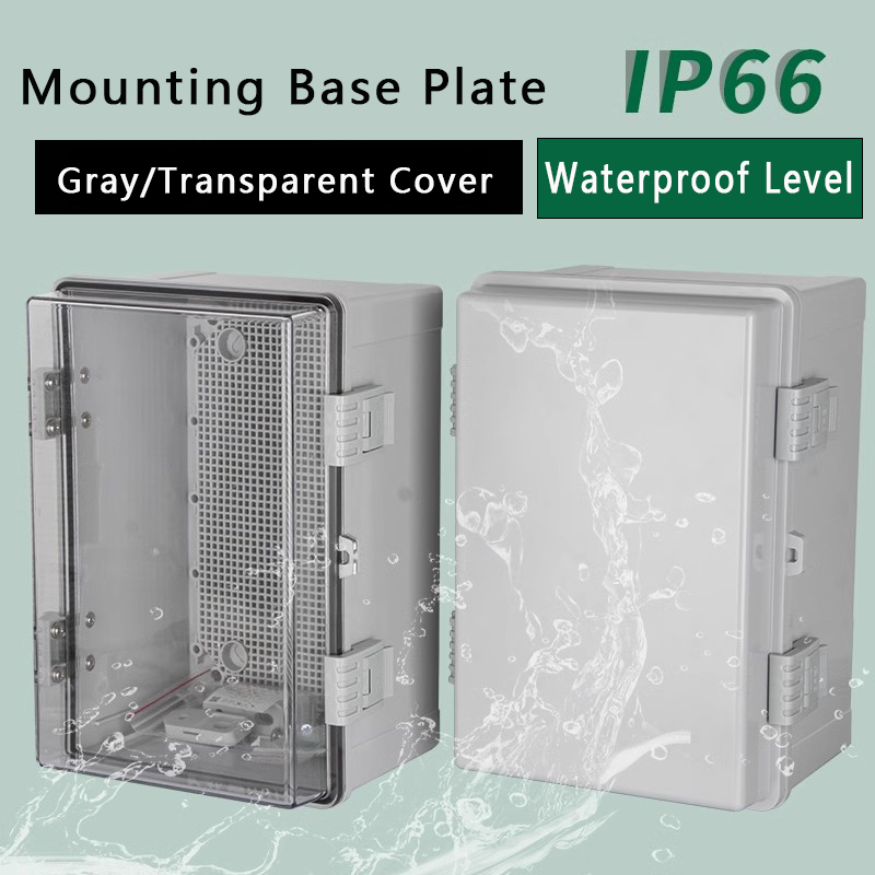 IP66 Waterproof Gray/Transpare - Outdoor Power Distribution Box review and price
