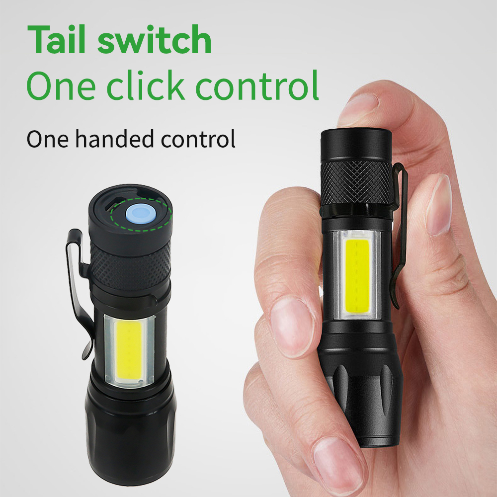 Mini LED Flashlight COB+XPE Po - Outdoor Usb Power Supply review and price