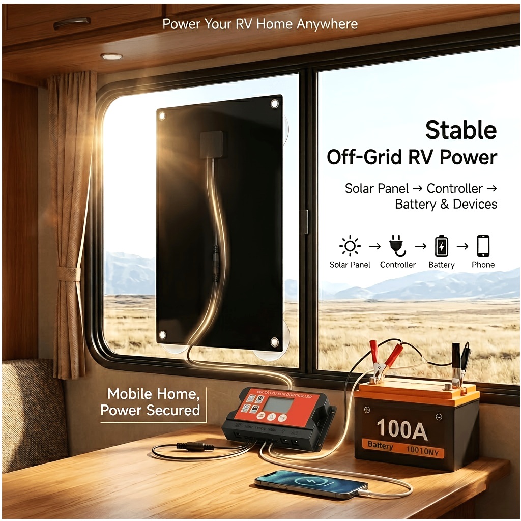 18V Solar Power Kit for Yacht, - Outdoor Power Plug In review and price
