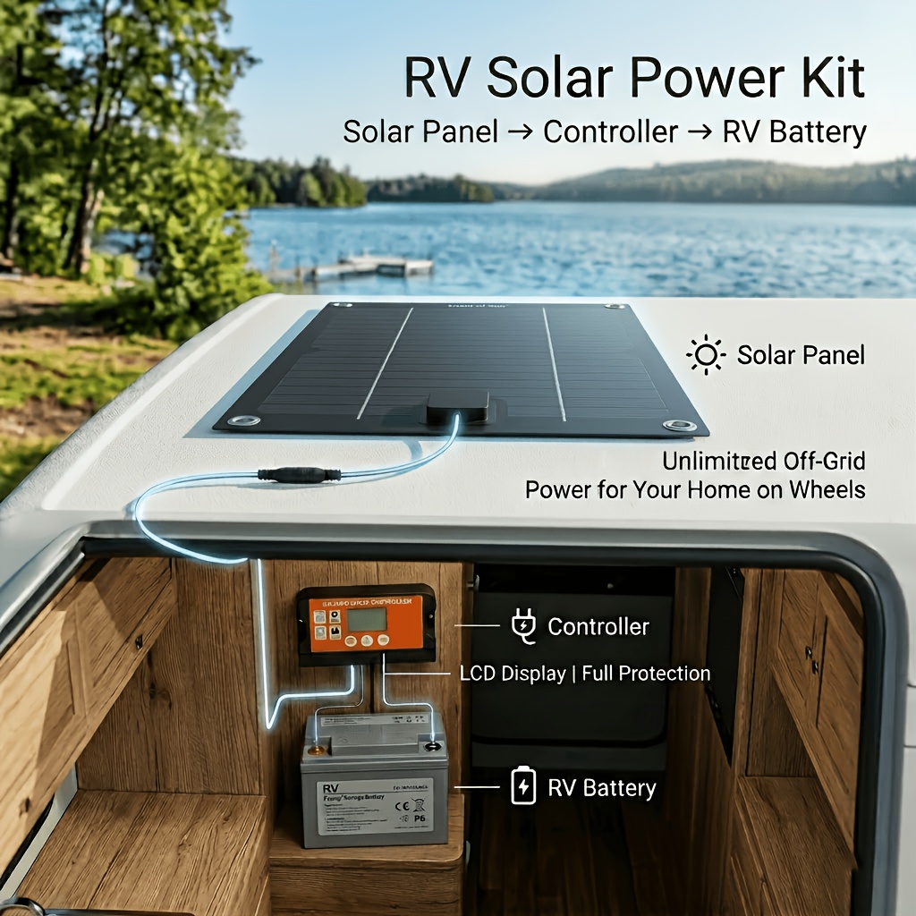 18V Solar Power Kit for Yacht, - Outdoor Power Plug In review and price