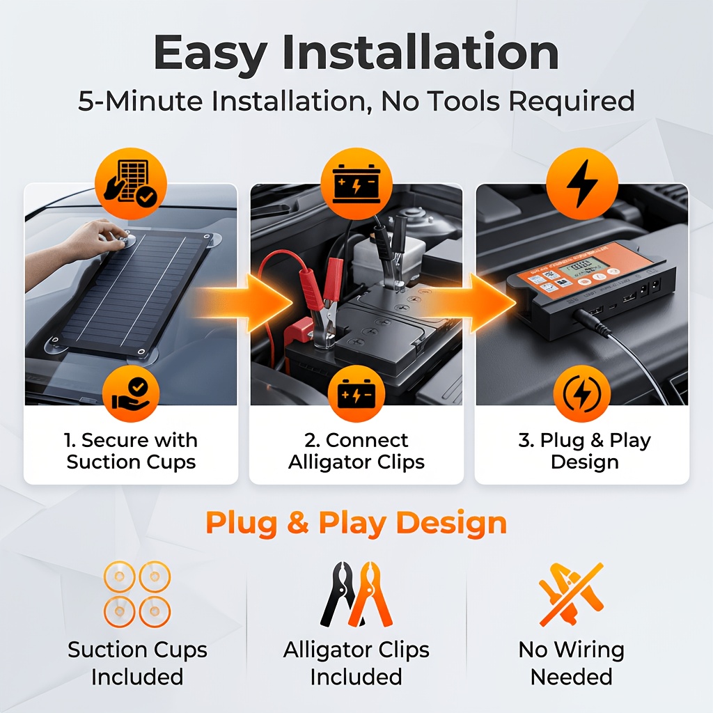 18V Solar Power Kit for Yacht, - Outdoor Power Plug In review and price