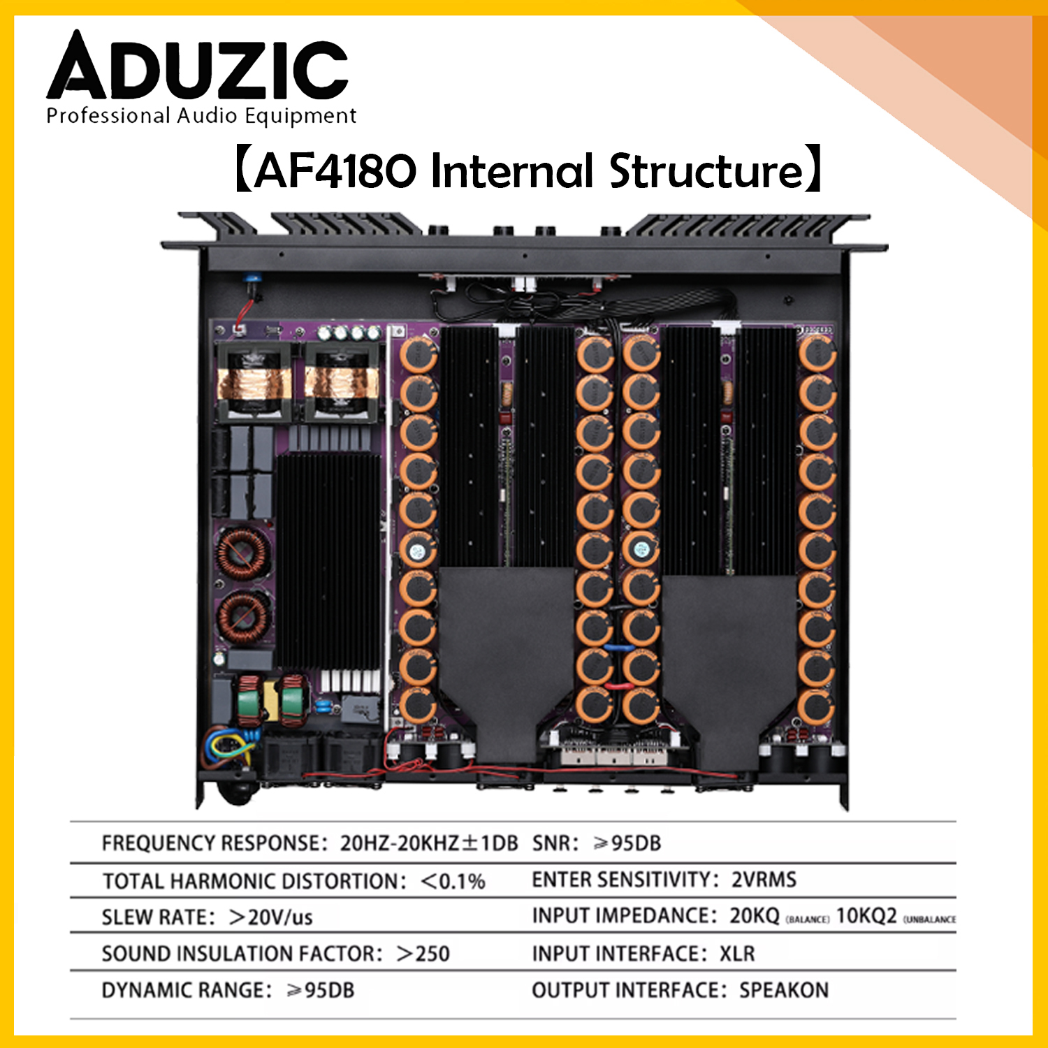 Aduzic AF4180 High Power 4 Cha - Outdoor Power Amplifier review and price