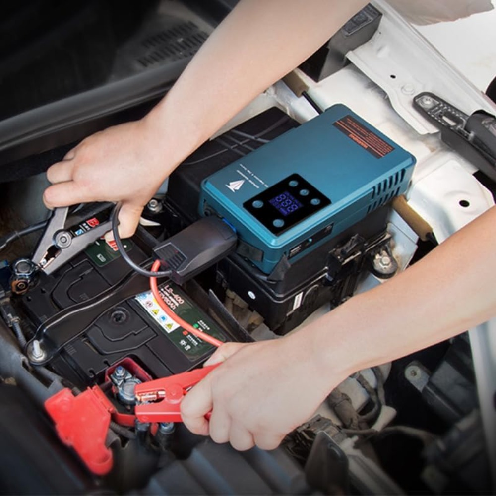 Jump Starter with Air Compress - Air Compressor Portable review and price