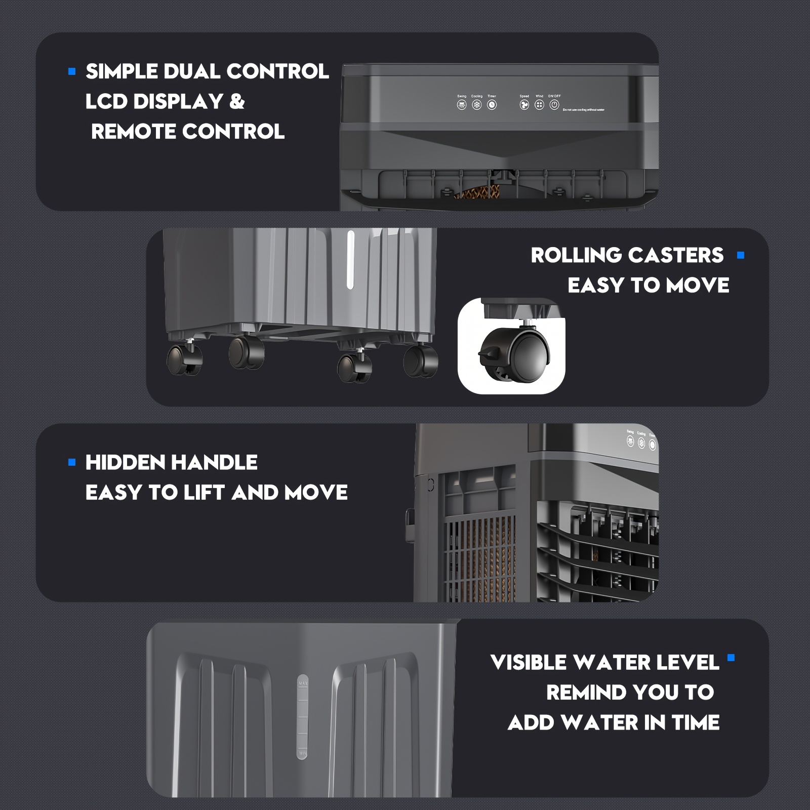 1800CFM Portable Air Cooler wi - Outdoor Power Plug In review and price