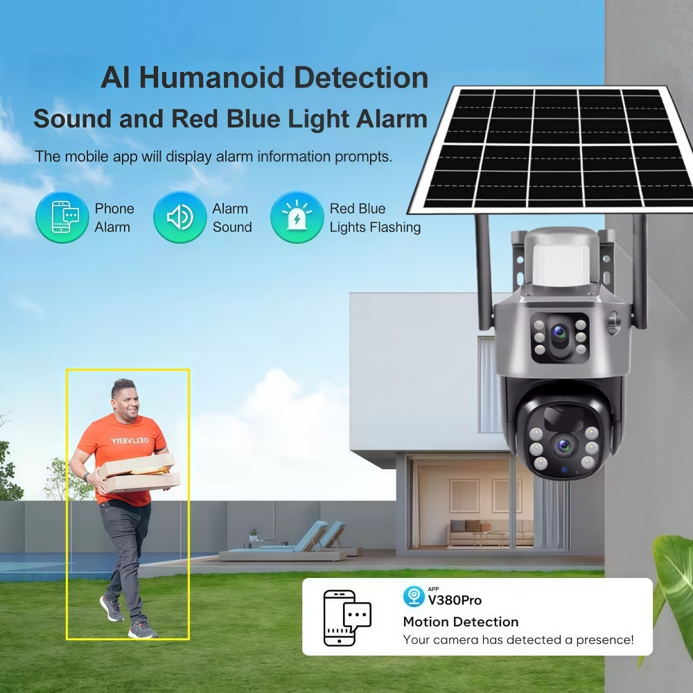 4K Solar-Powered Surveillance  - Outdoor Power G Motion review and price
