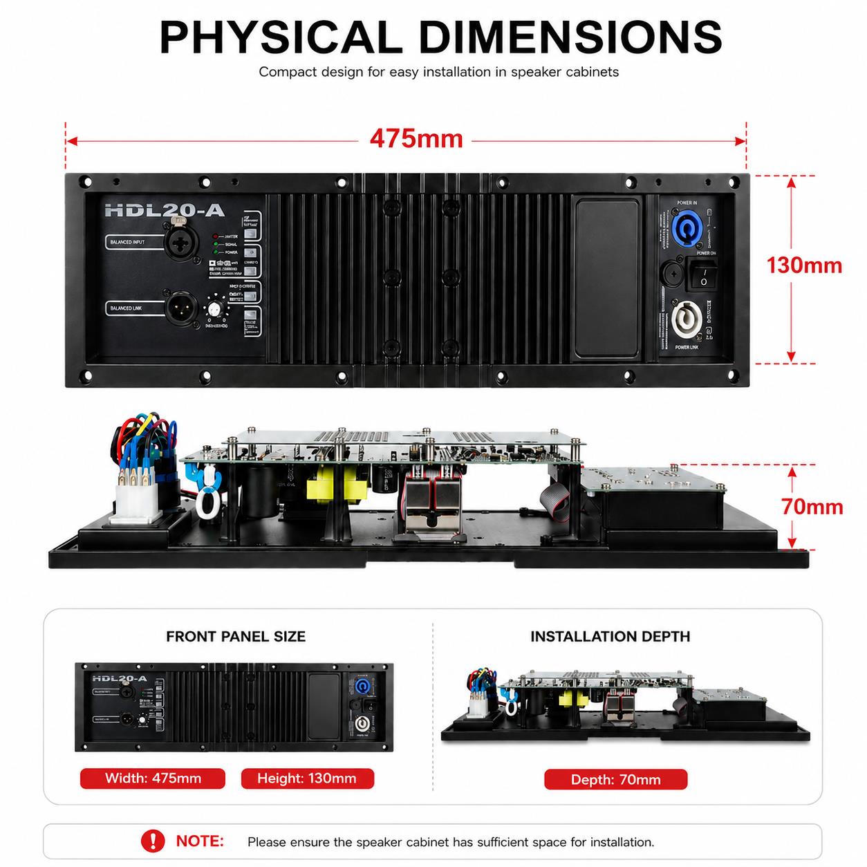 Gooermi  HDL20-A DSP Class D P - Outdoor Power Amplifier review and price