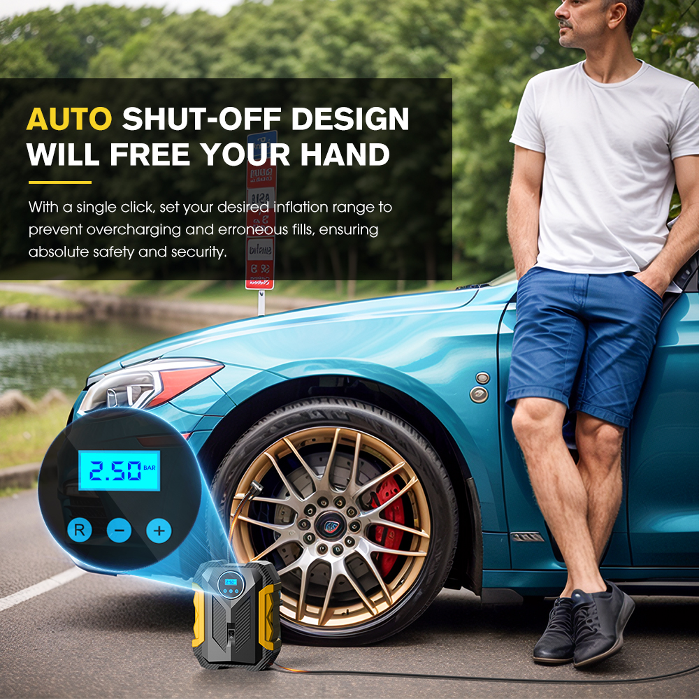 Carsun Multifunctional Inflati - Air Compressor Portable review and price