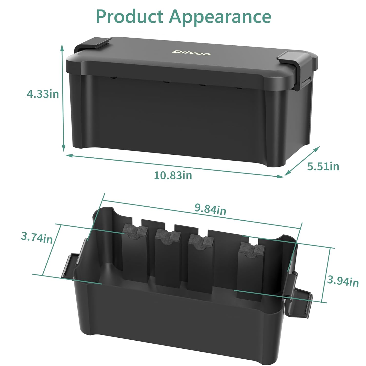 Diivoo Outdoor Waterproof Elec - Outdoor Power Distribution Box review and price
