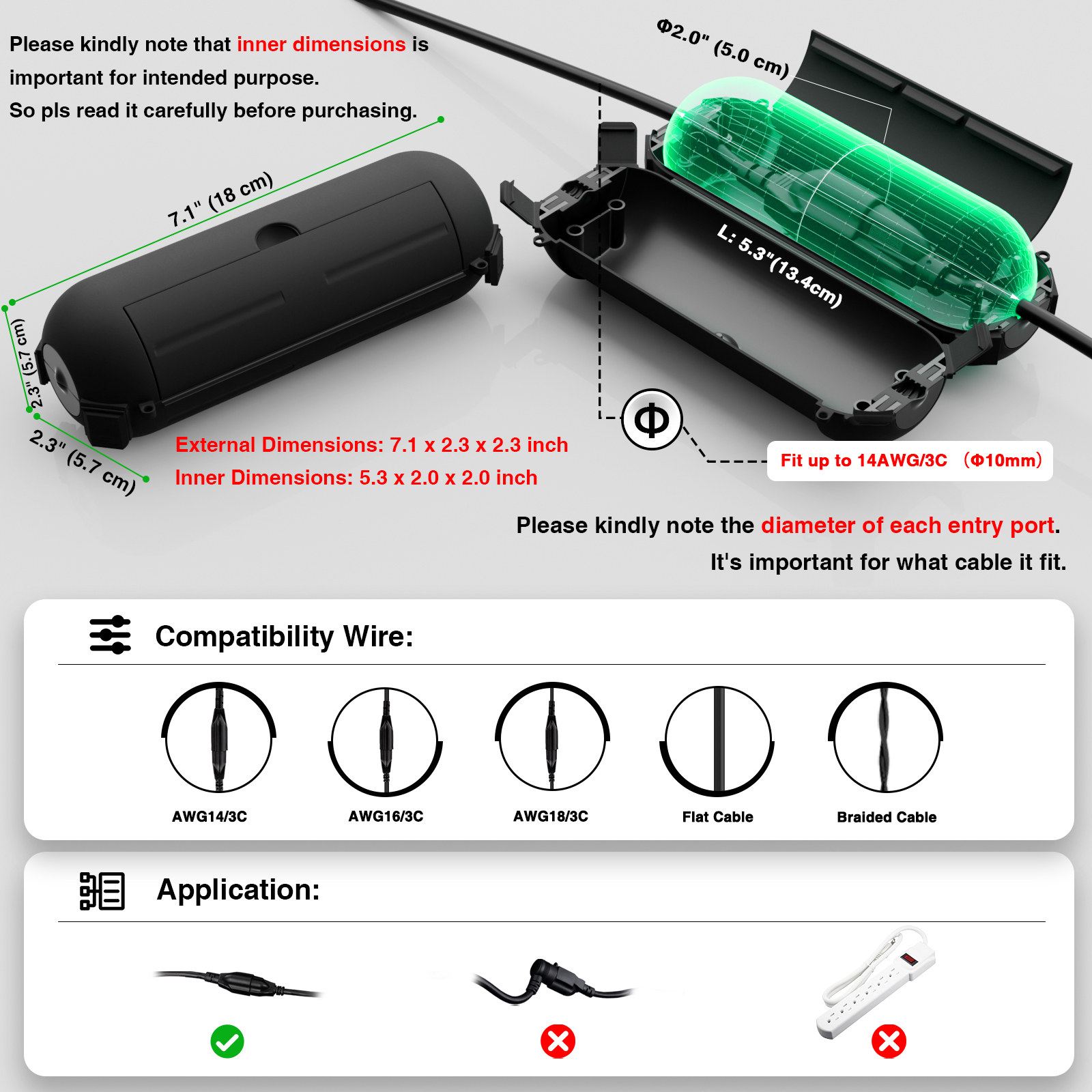Flemoon 9PCS Outdoor Extension - Outdoor Power Plug In review and price