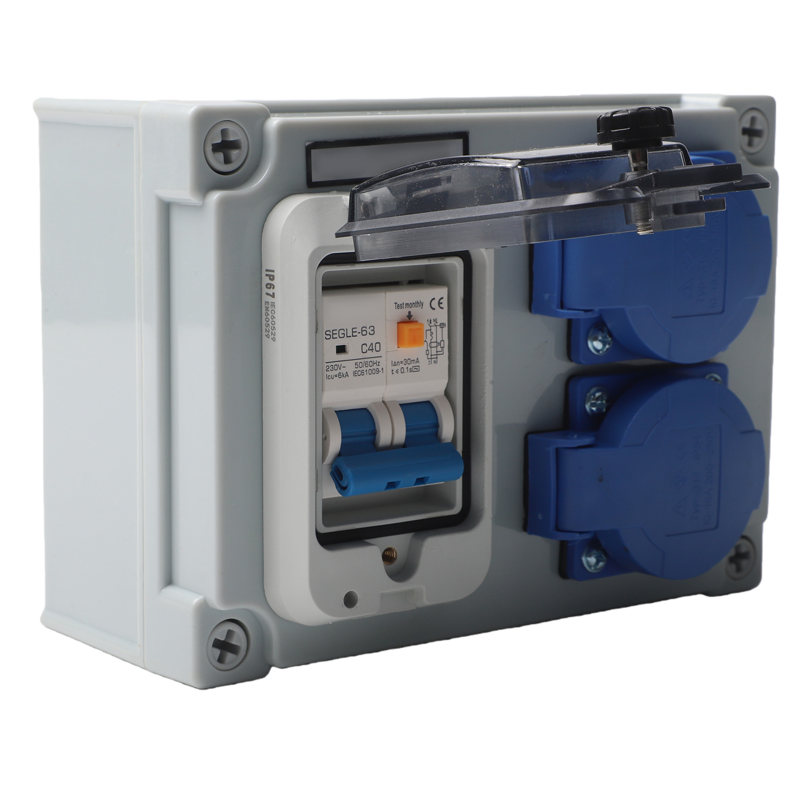 Ip54 Wall Distributor 2 Pin Co - Outdoor Power Distributors review and price