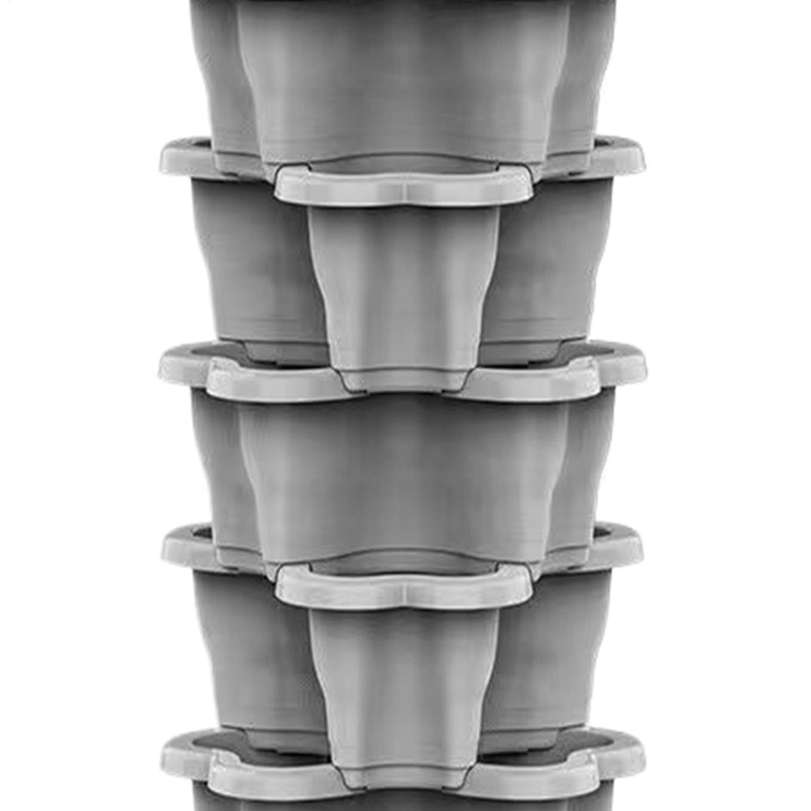 6-Tier Plastic Stackable Verti - Outdoor Power Tower review and price