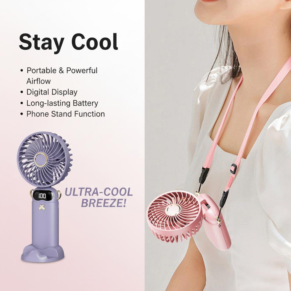 Portable Mini Fan With 6 Speed - Outdoor Usb Power Supply review and price