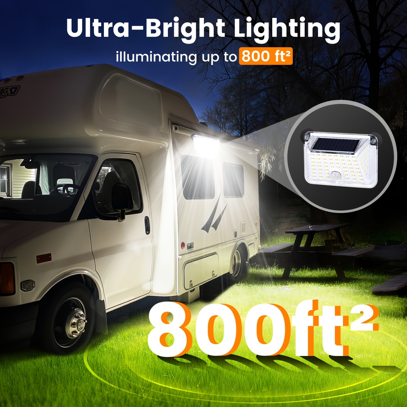 Magnetic trailer solar lamp, w - Outdoor Power G Motion review and price