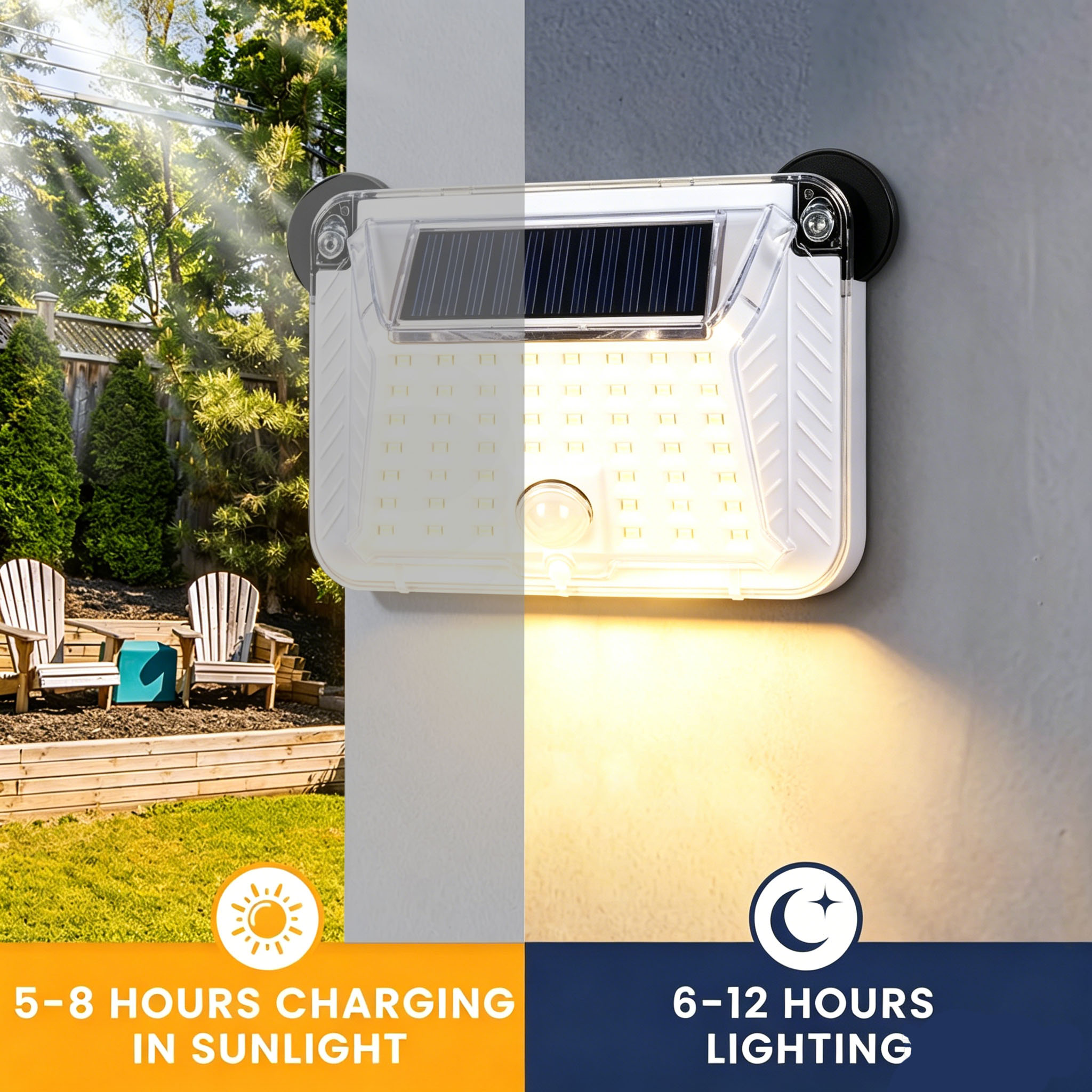 Magnetic trailer solar lamp, w - Outdoor Power G Motion review and price