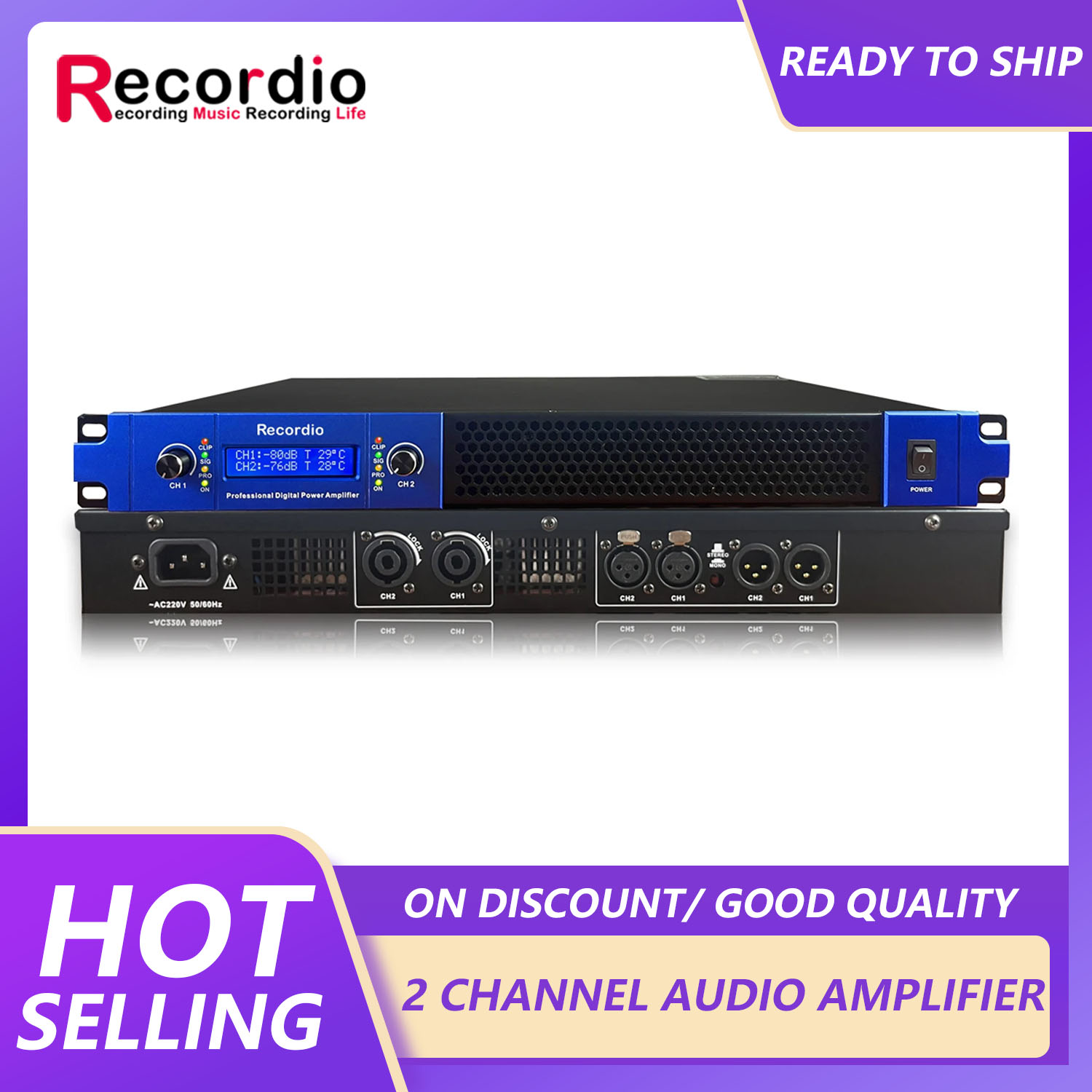 GAP-D2900 Professional 600W*2  - Outdoor Power Amplifier review and price